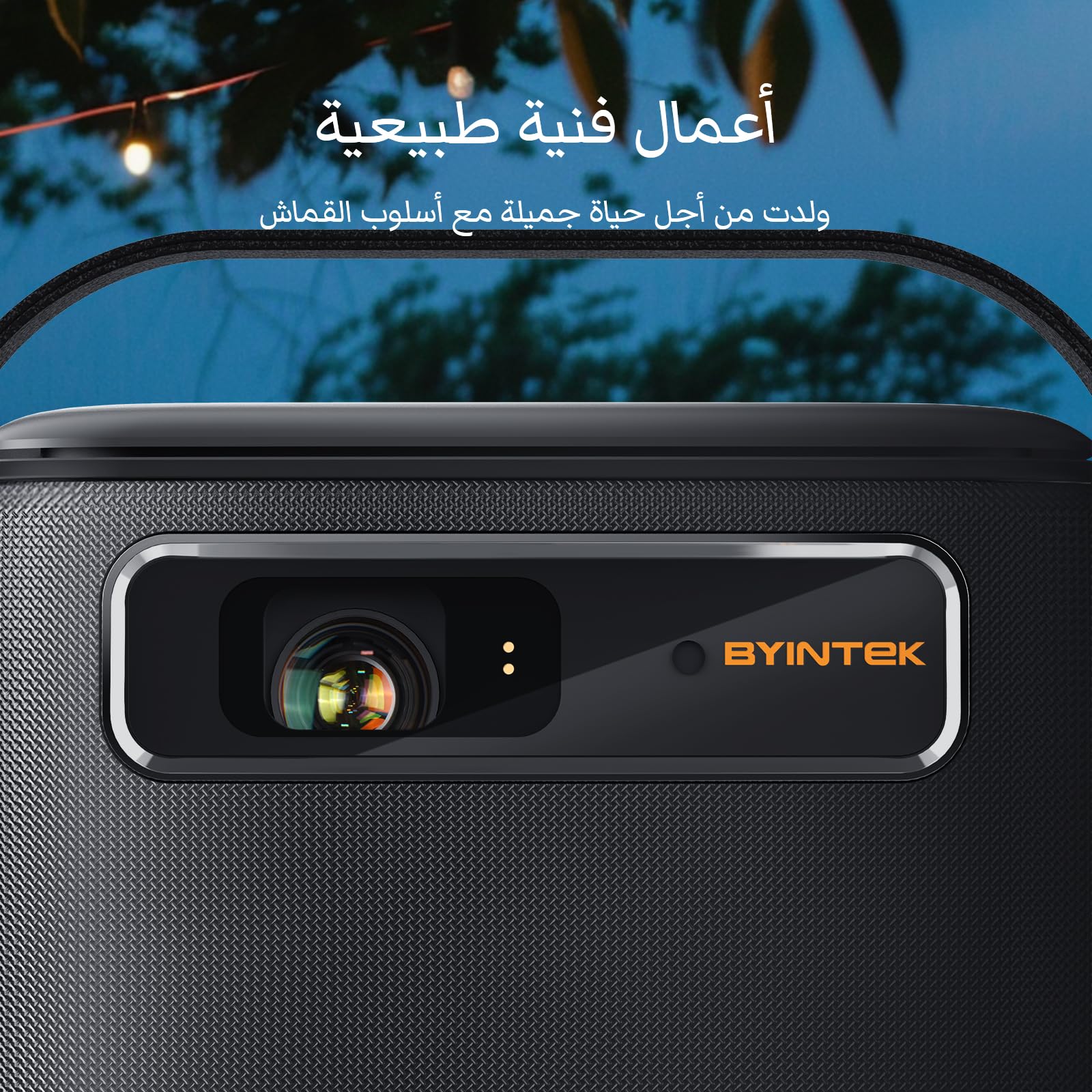 BYINTEK R20 Smart Android Wireless Projector, Built-in 15600mAh